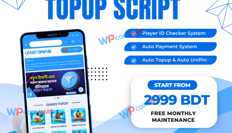 Laravel Special Games Topup Website Source Code / Script